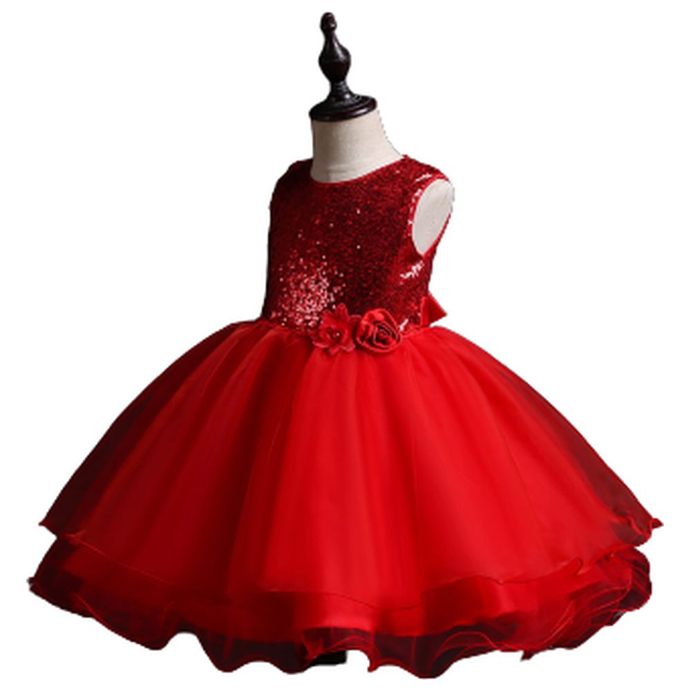 D' Daniela Princess Party Dress - Red