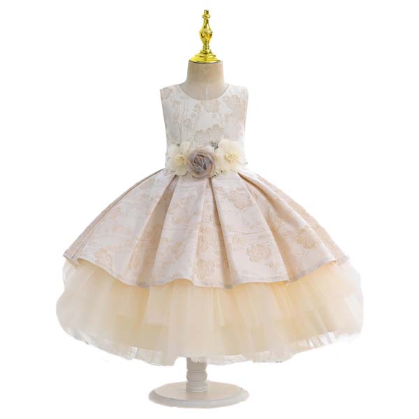 D' Daniela Mirela Party Dress - Cream