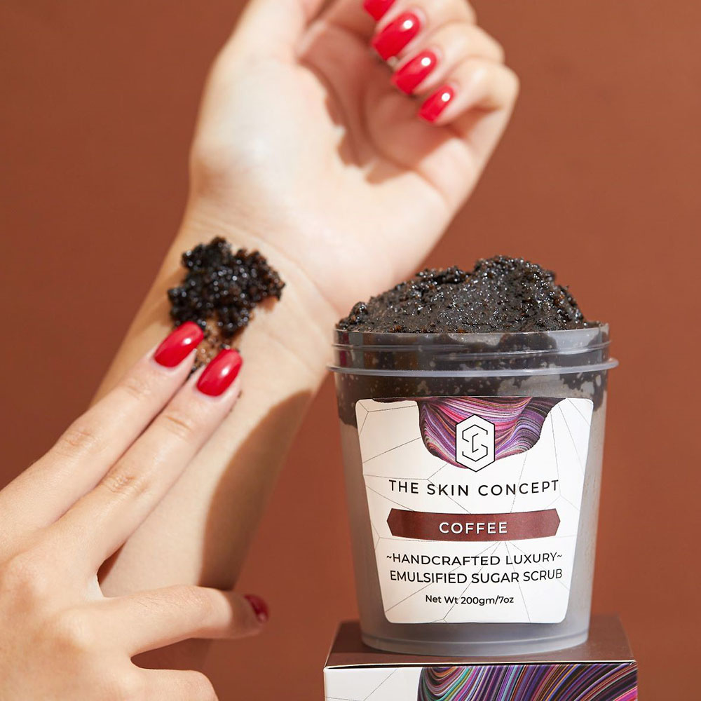 The Skin Concept - Handmade Sugar Scrub - Coffee