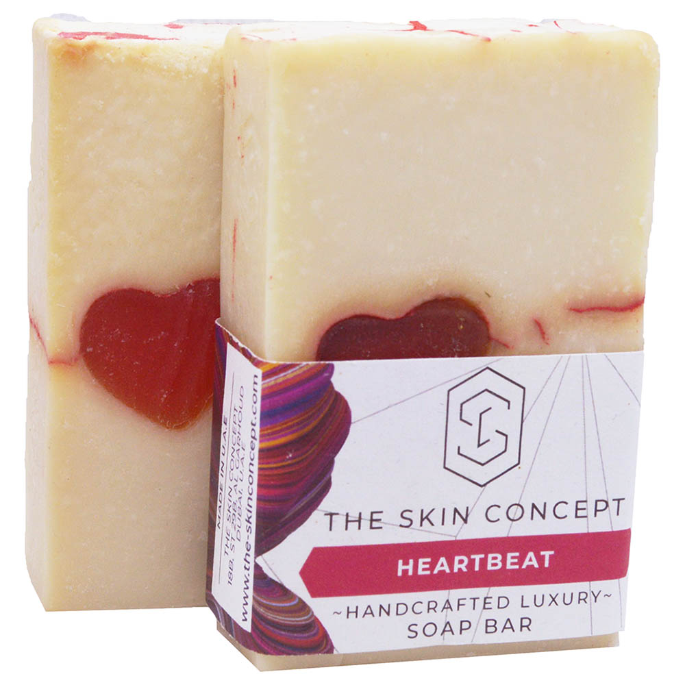 The Skin Concept - Handmade Premium Valentine Soap Bar - Heartbeat