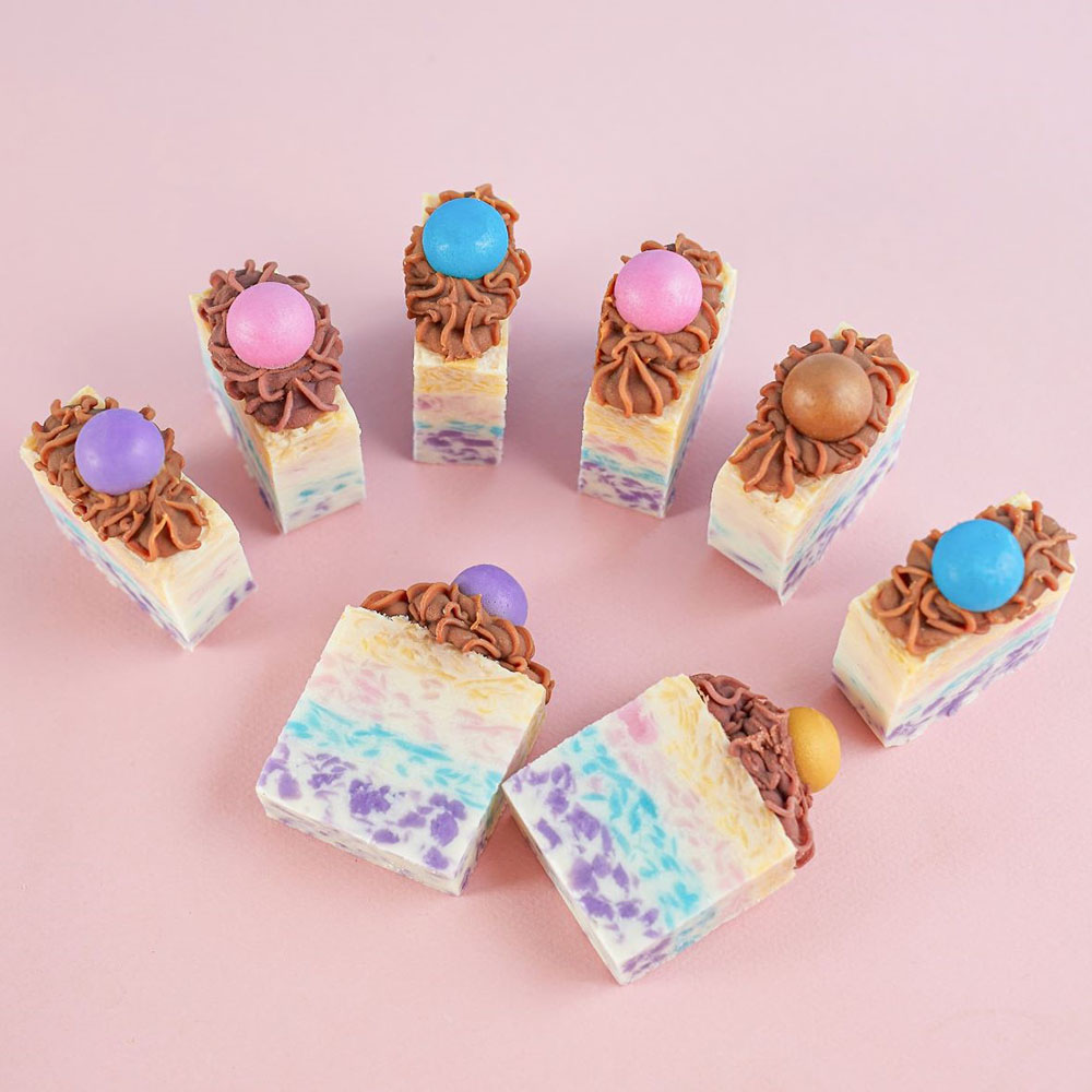 The Skin Concept - Handmade Dessert Soap - Confetti Cake - 2pc