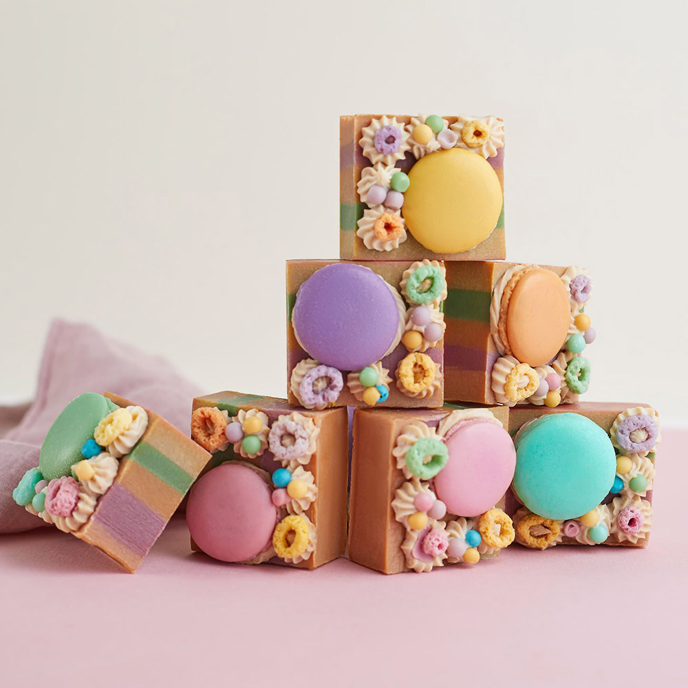 The Skin Concept - Handmade Dessert Soap - Macaron Loaf
