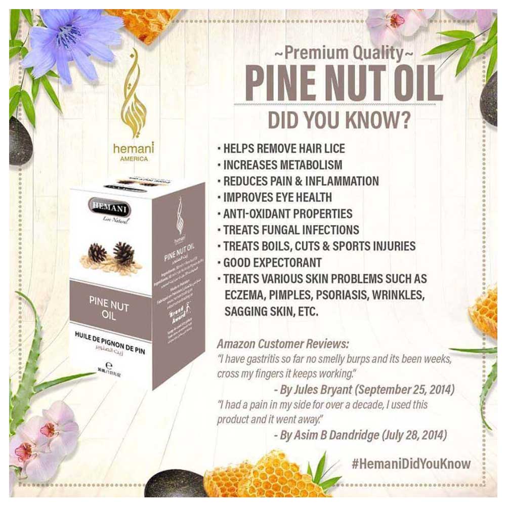 Hemani - Pine Nut Oil 30ml