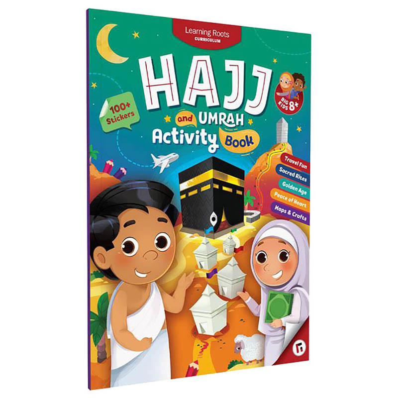 Learning Root Hajj & Umrah Activity Book Big Kids