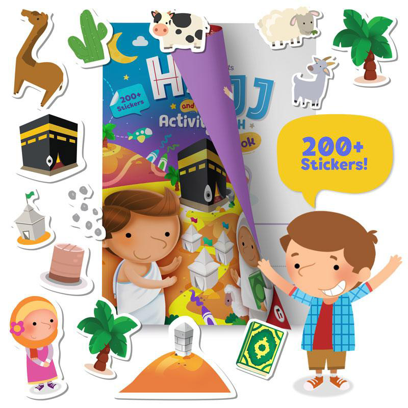 Learning Root Hajj & Umrah Activity Book Little Kids