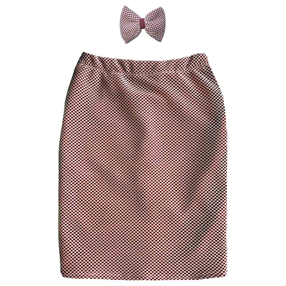Diddy Kingdom Fishnet Midi Skirt - Pink - 2 Pcs
