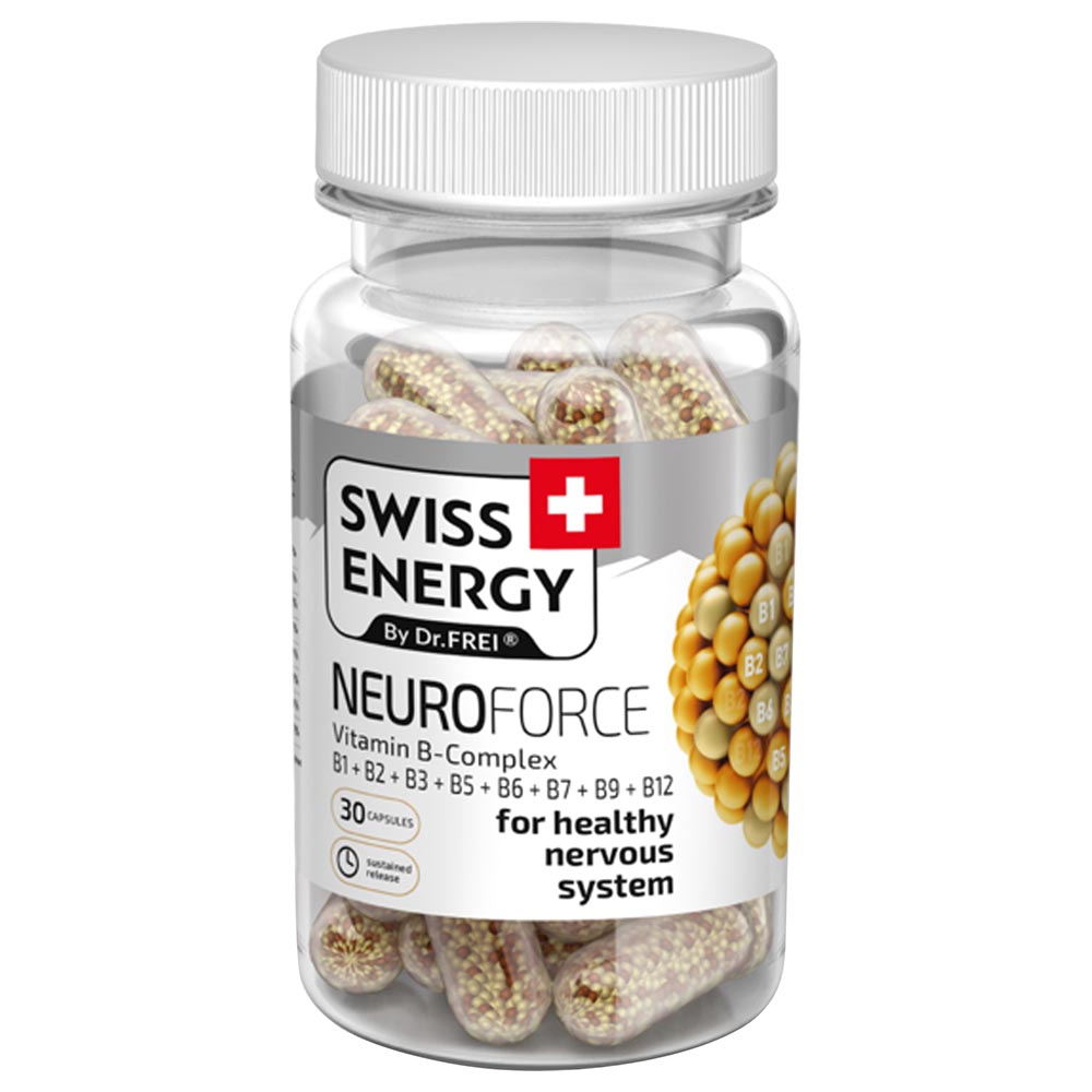 Swiss Energy - Neuroforce Capsules for Cognitive and Focus Support, 30 Capsules