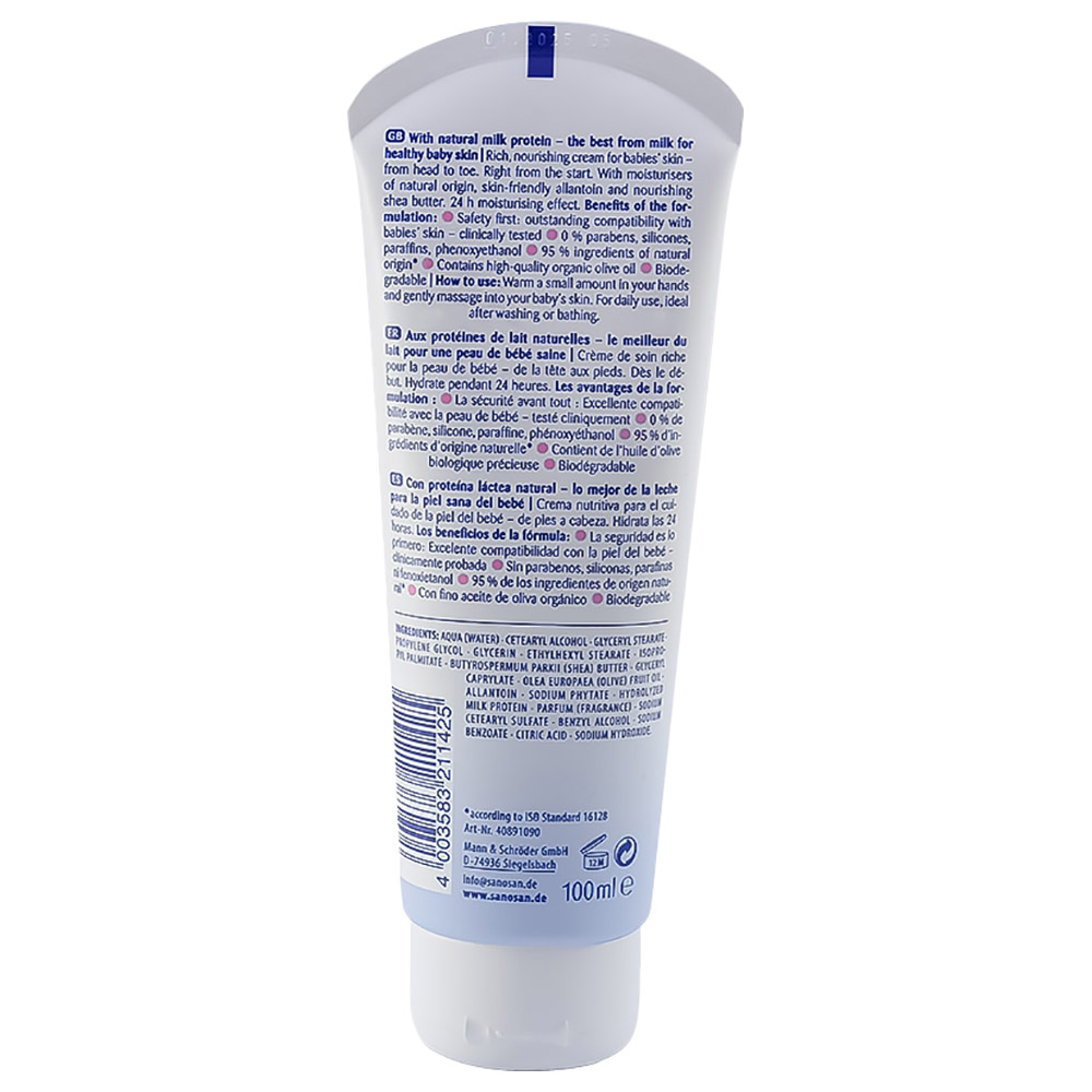 Sanosan - Baby Care Cream Tube 100Ml