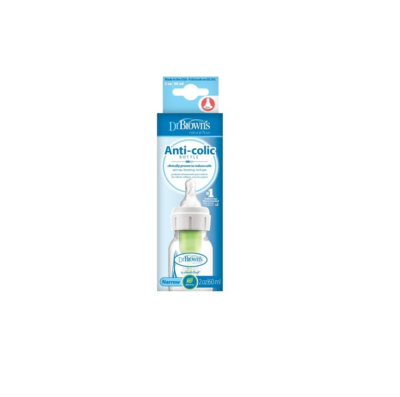 Dr. Brown's Polypropylene Options Narrow-Neck Baby Bottle - 60ml