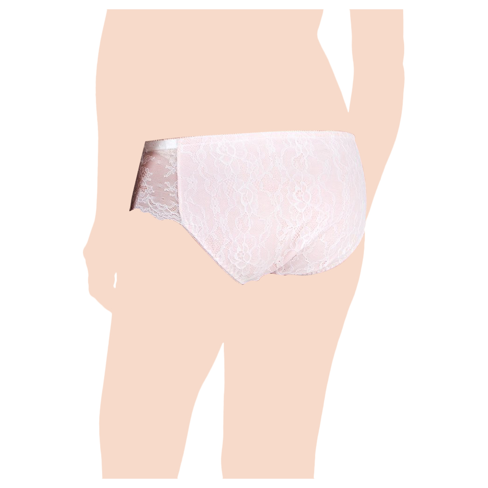 Seraphine - Raleigh All Over Lace Brief - Blush