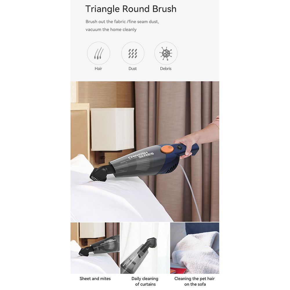 Deerma 2-in-1 DX118C Pro Handheld Vacuum Cleaner 600 W - Blue