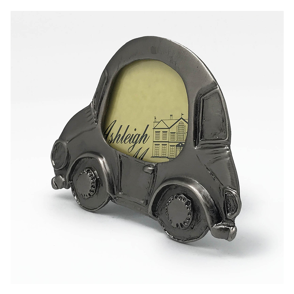 eBarza - Handmade Zinc Car Photo Frame Kids - Black