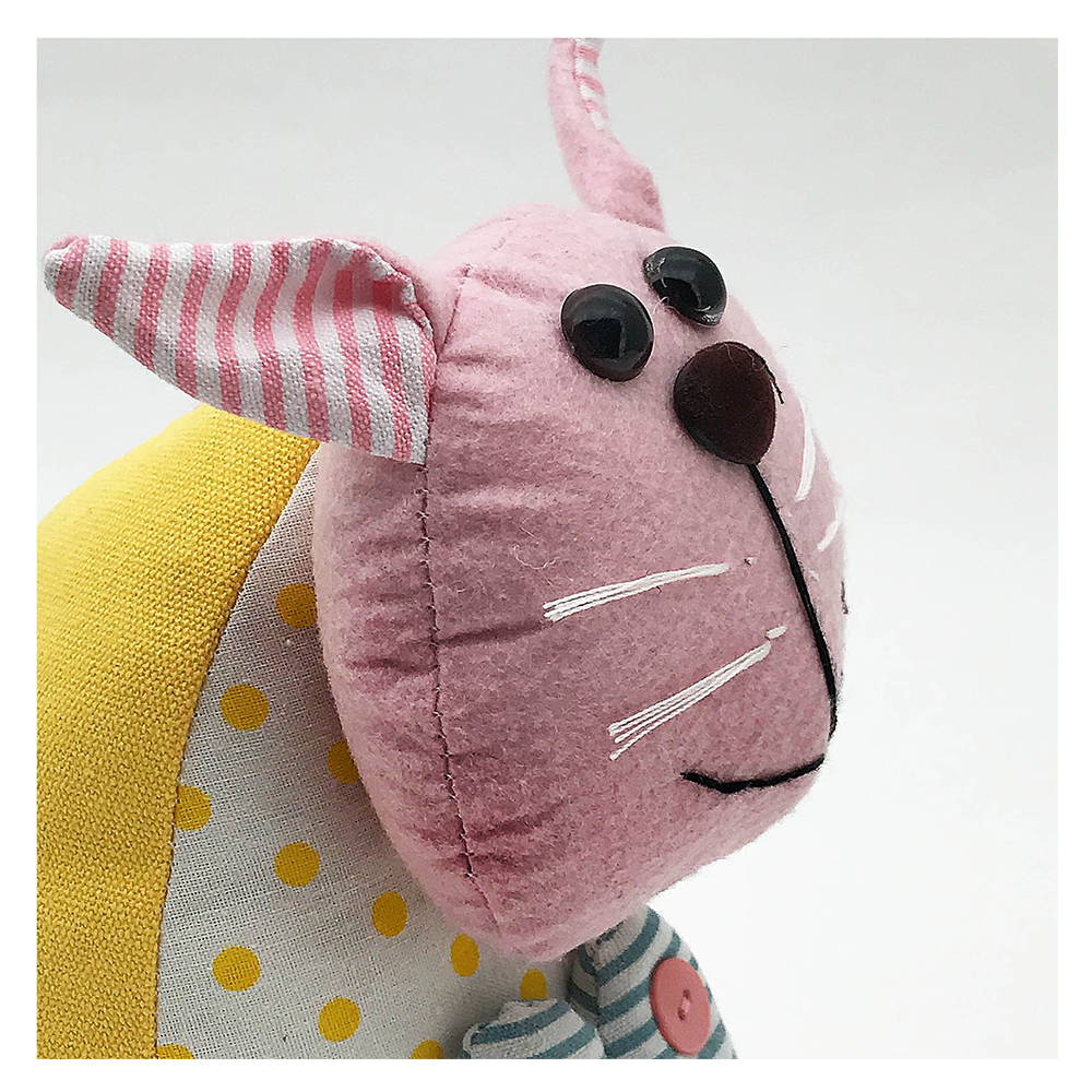 eBarza - Handmade Cute Cat Decorative Doll Door Stopper