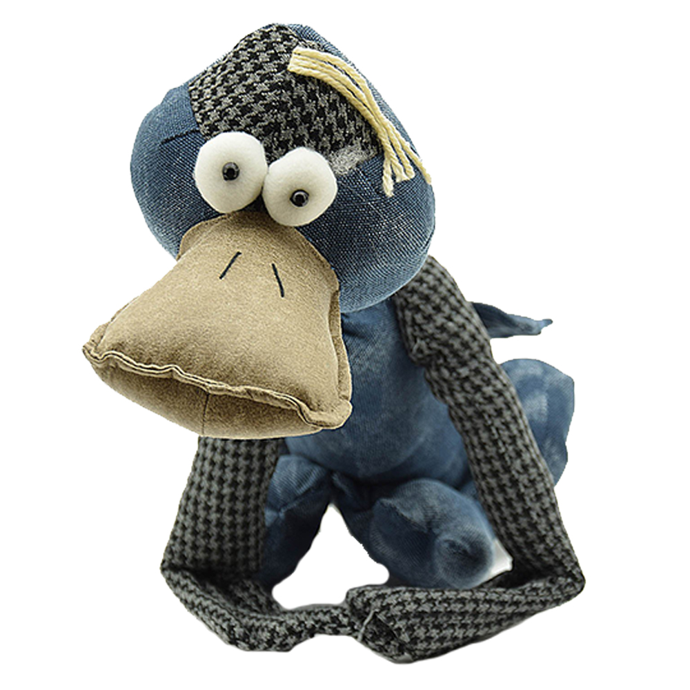 eBarza - Handmade Cute Animal Doll Door Stopper - Blue