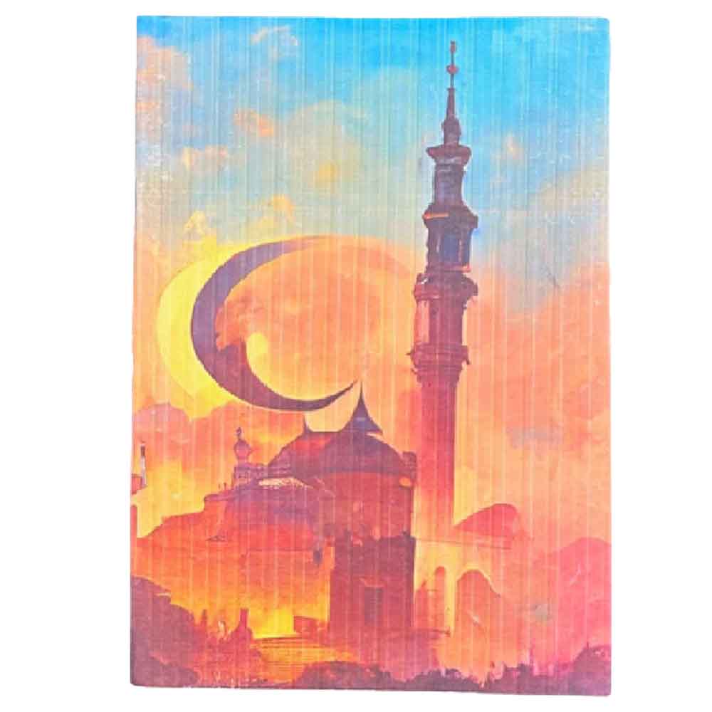 Ecobee Ramadan Theme Plantable Notebook - Orange - Pack of 5
