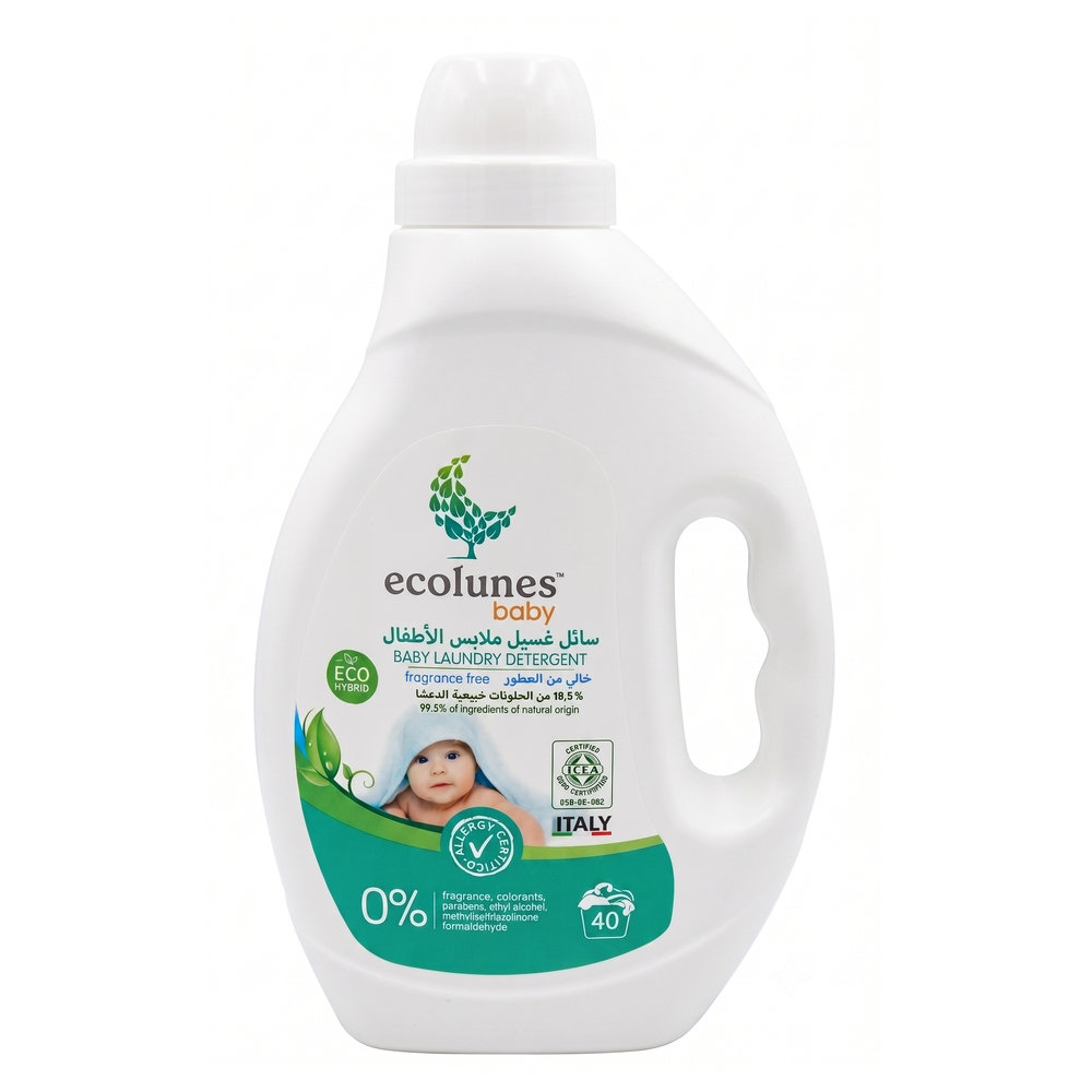 Ecolunes - Fragrance Free Baby Laundry Detergent - 2 L