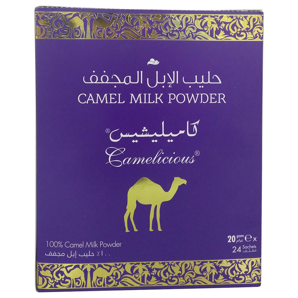 Camelicious - Camel Milk Powder - Pack of 24 Sachet - 20g