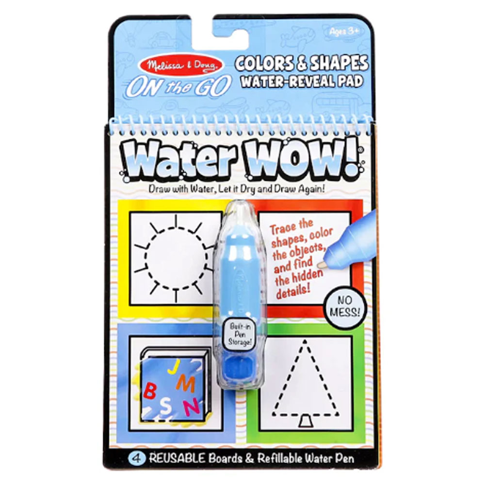 Melissa & Doug Water Wow - Colors & Shapes - Reusable Activity Pad