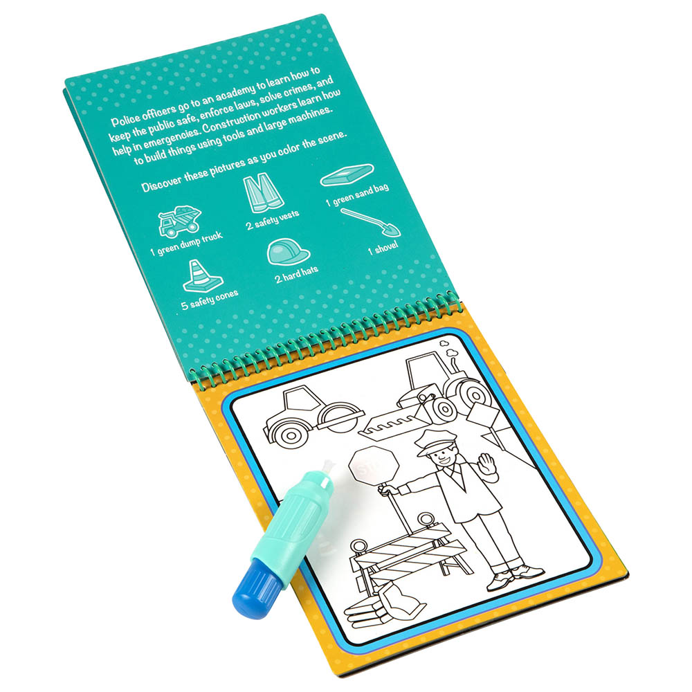 Melissa & Doug On the Go Occupations Water Reveal Pad