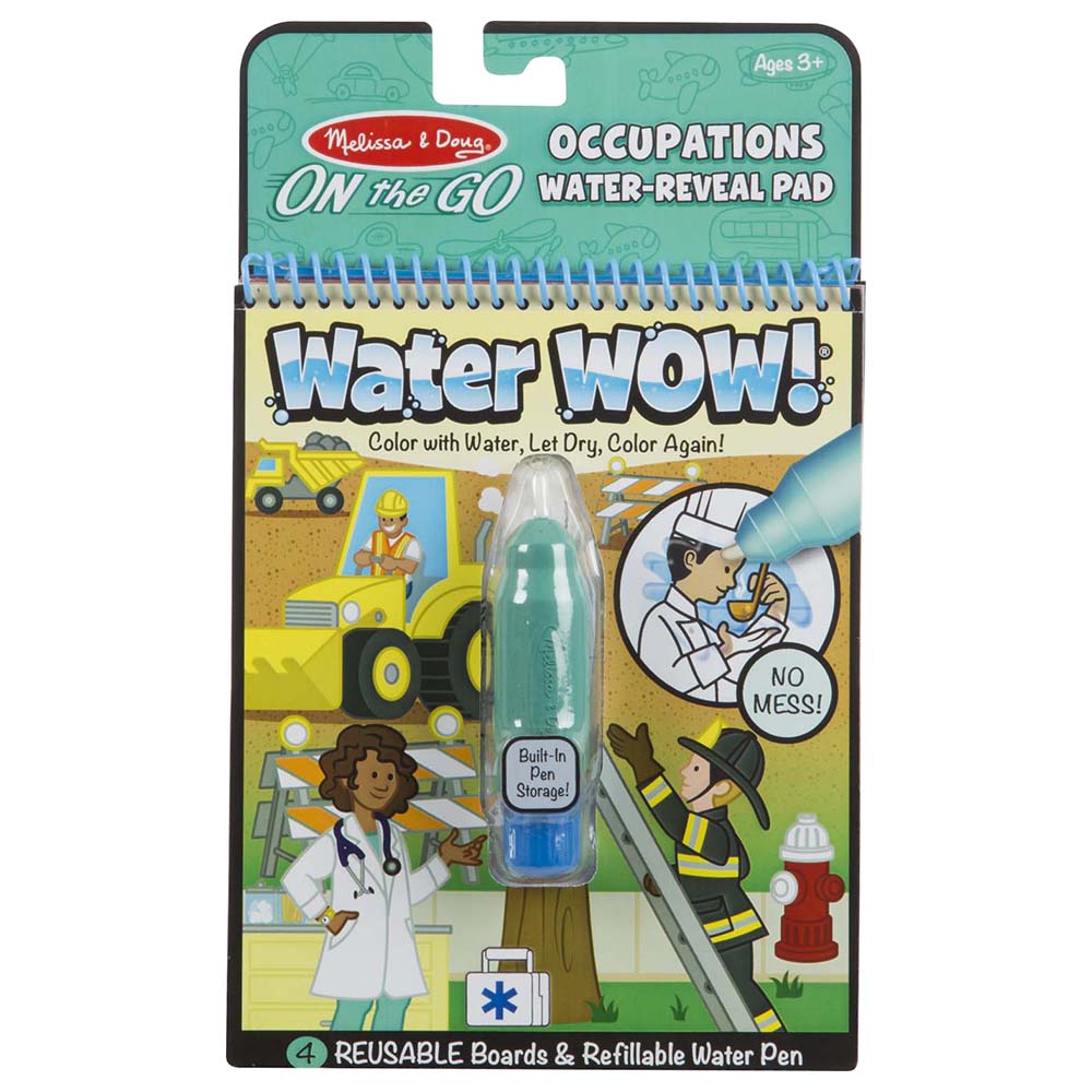 Melissa & Doug On the Go Occupations Water Reveal Pad