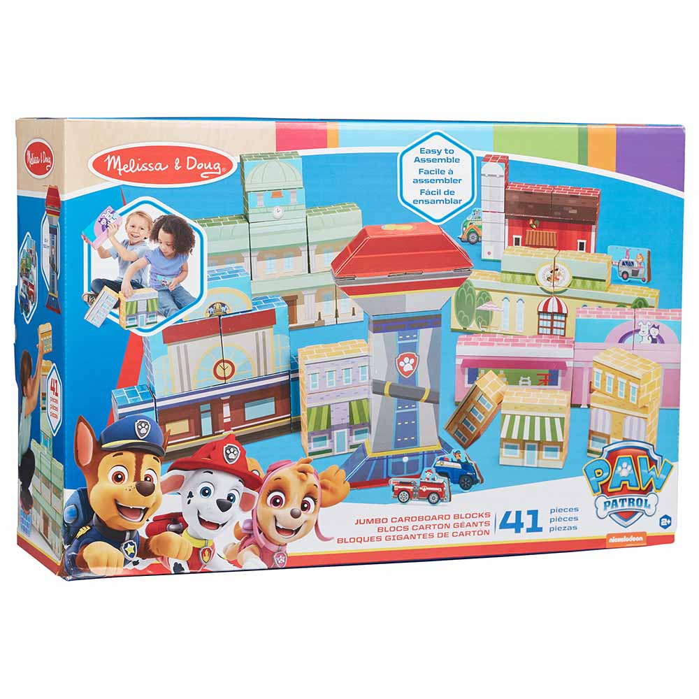 Melissa & Doug Paw Patrol Jumbo Cardboard Blocks