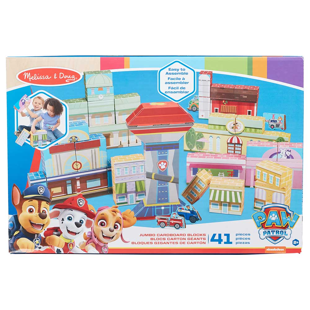Melissa & Doug Paw Patrol Jumbo Cardboard Blocks