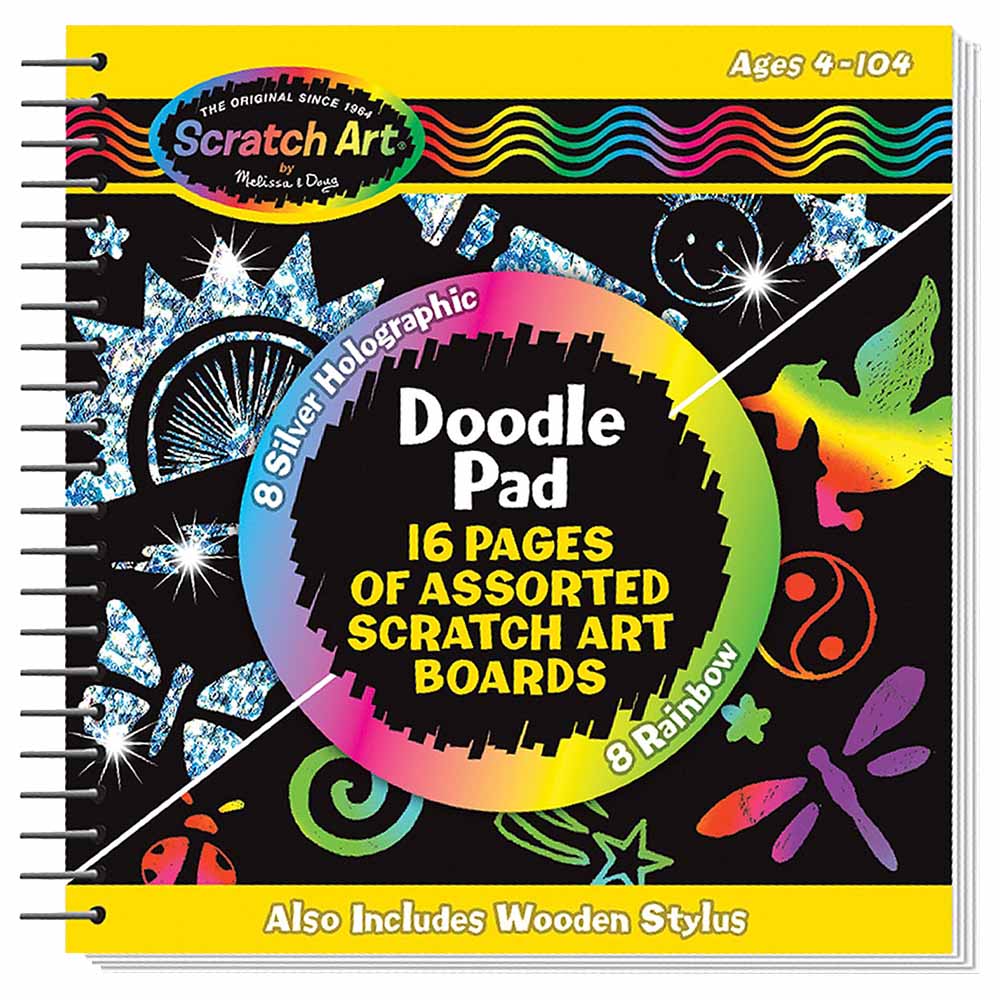 Melissa & Doug Scratch Art Doodle Pad