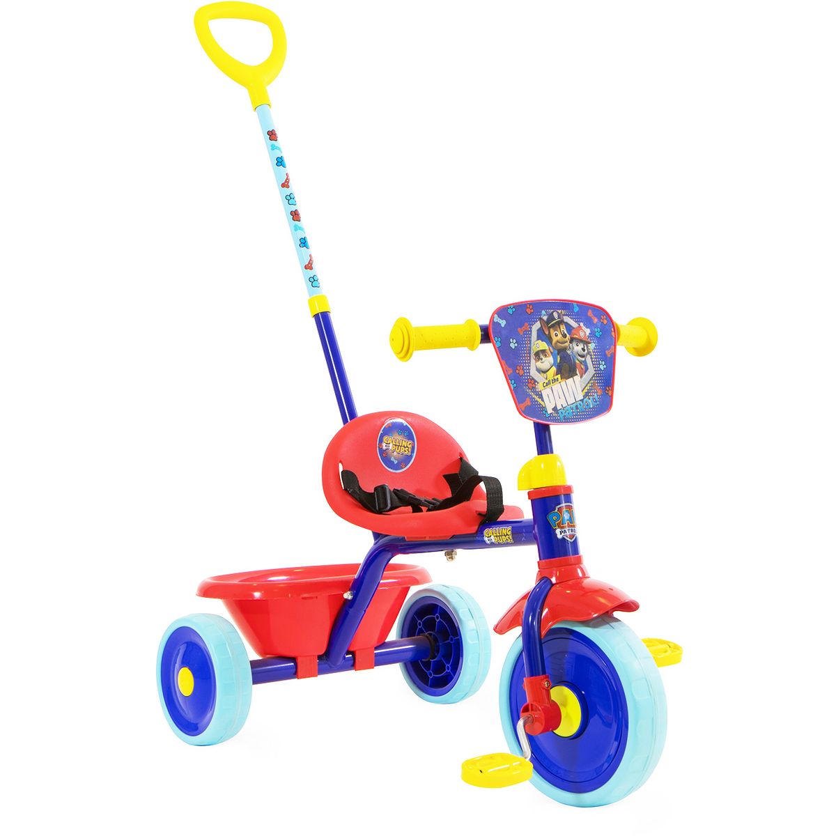 Spartan - Paw Patrol Boys Tricycle with Pushbar - Blue