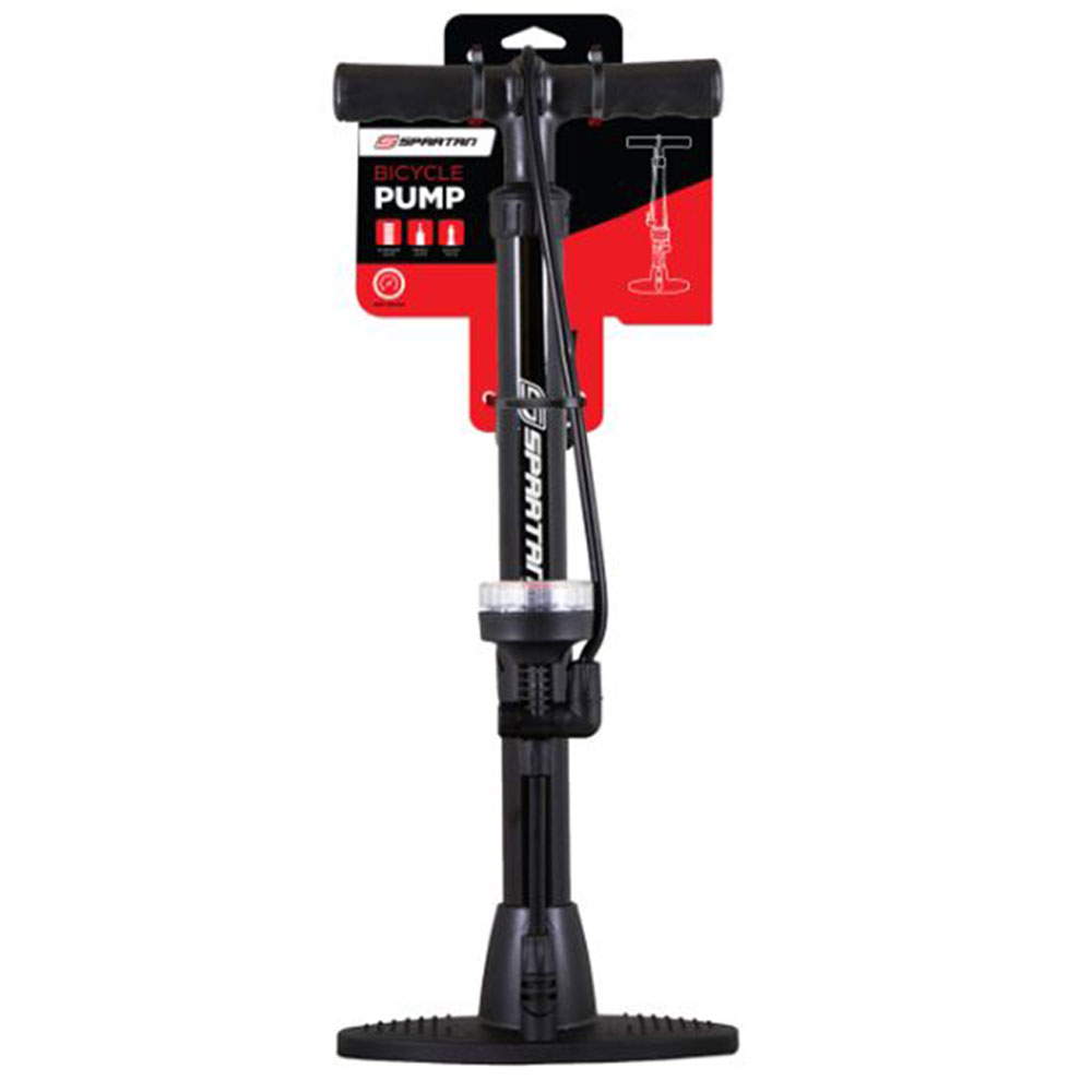 Spartan - Bicycle Pump with Gauge - 120psi