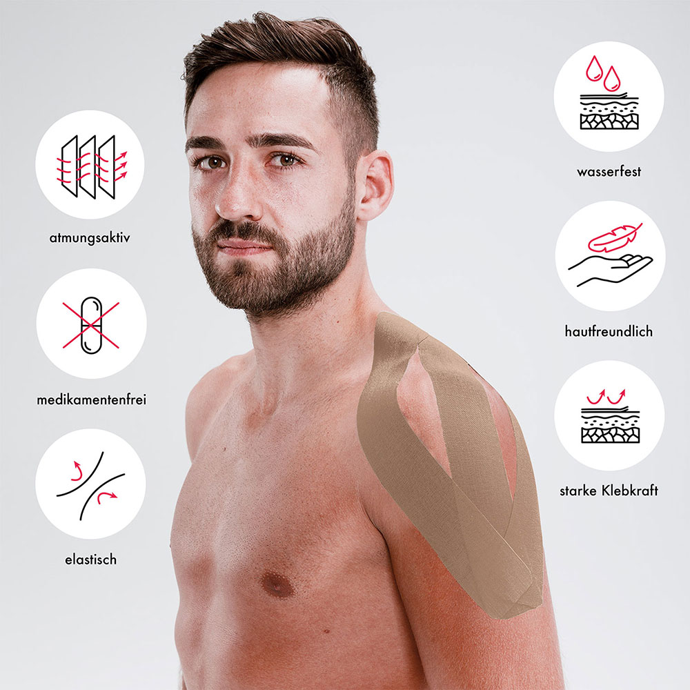 Kintex - Kinesiology Tape Classic - 5 x 500cm - Beige