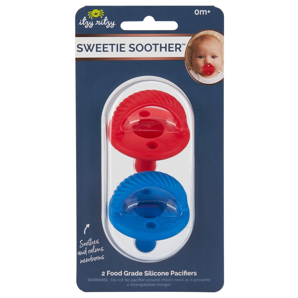 Itzy Ritzy - Sweetie Silicone Pacifiers - Pack Of 2