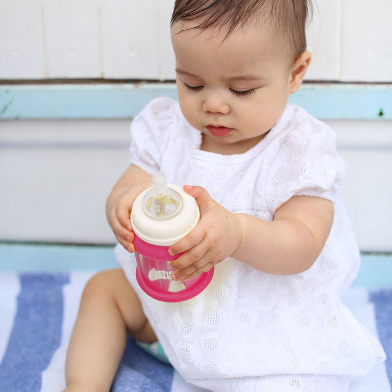 Cherub Baby - Single Pack Feeding Bottle 150ml - Pink