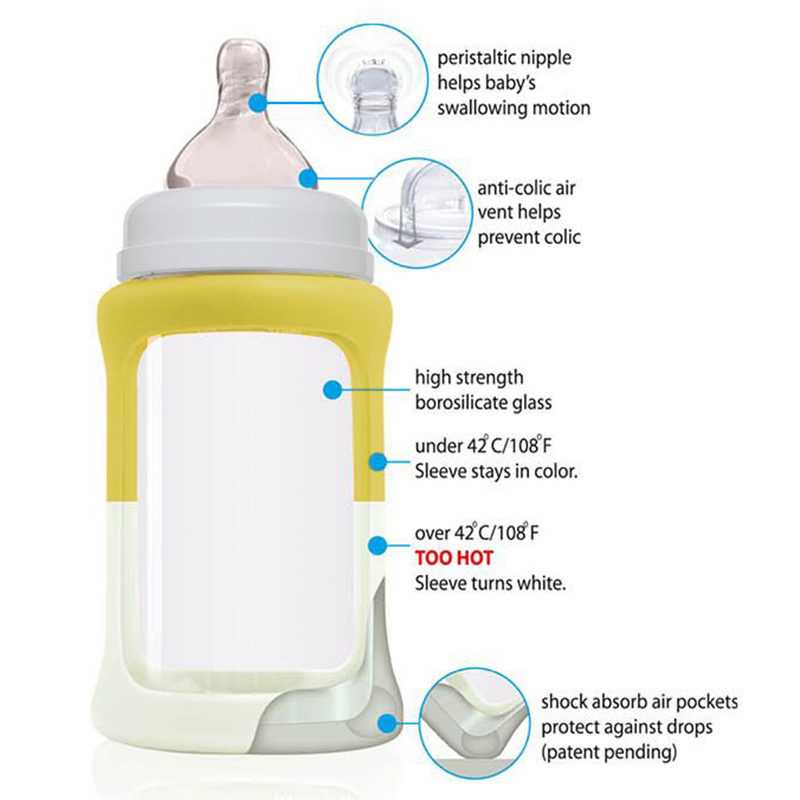 Cherub Baby - Wideneck 150ml - Yellow
