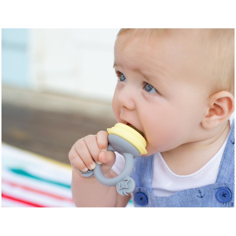 Cherub Baby - Fresh Food Feeder & Teether - Lemon Grey