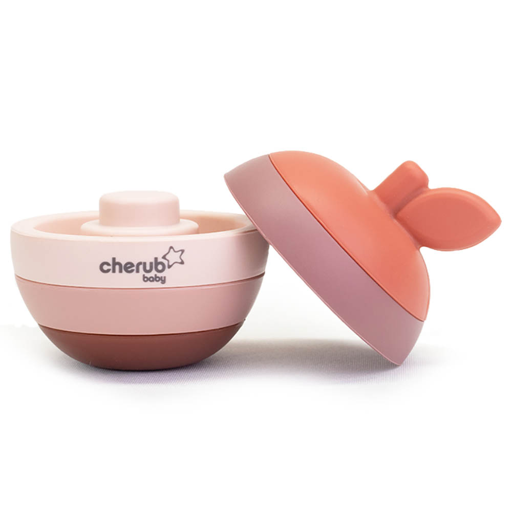 Cherub Baby - Silicone Stacking Apple Montessori Toy