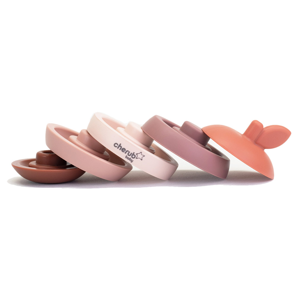Cherub Baby - Silicone Stacking Apple Montessori Toy