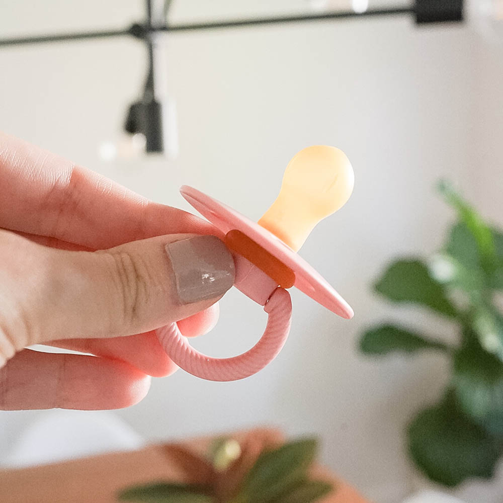 Itzy Soother - Natural Pacifier Pack Of 2-Blossom & Rosewood
