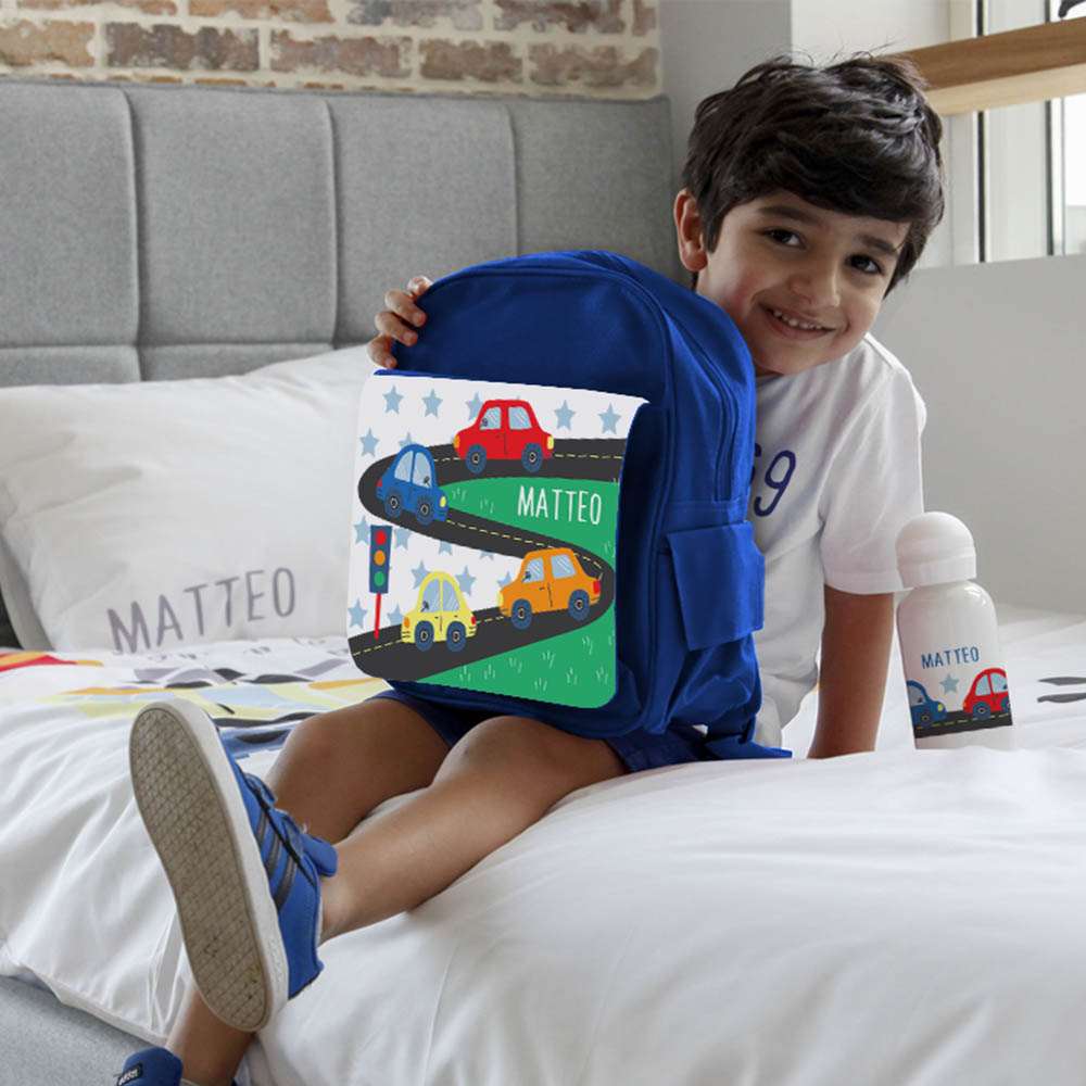 Essmak - Personalized Backpack - Beep Beep - 12-Inch/30.5cm
