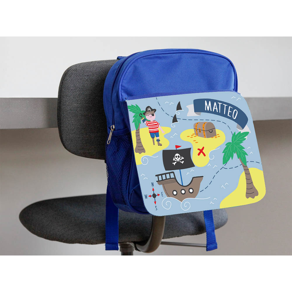 Essmak - Personalized Backpack - Pirate - 12-Inch