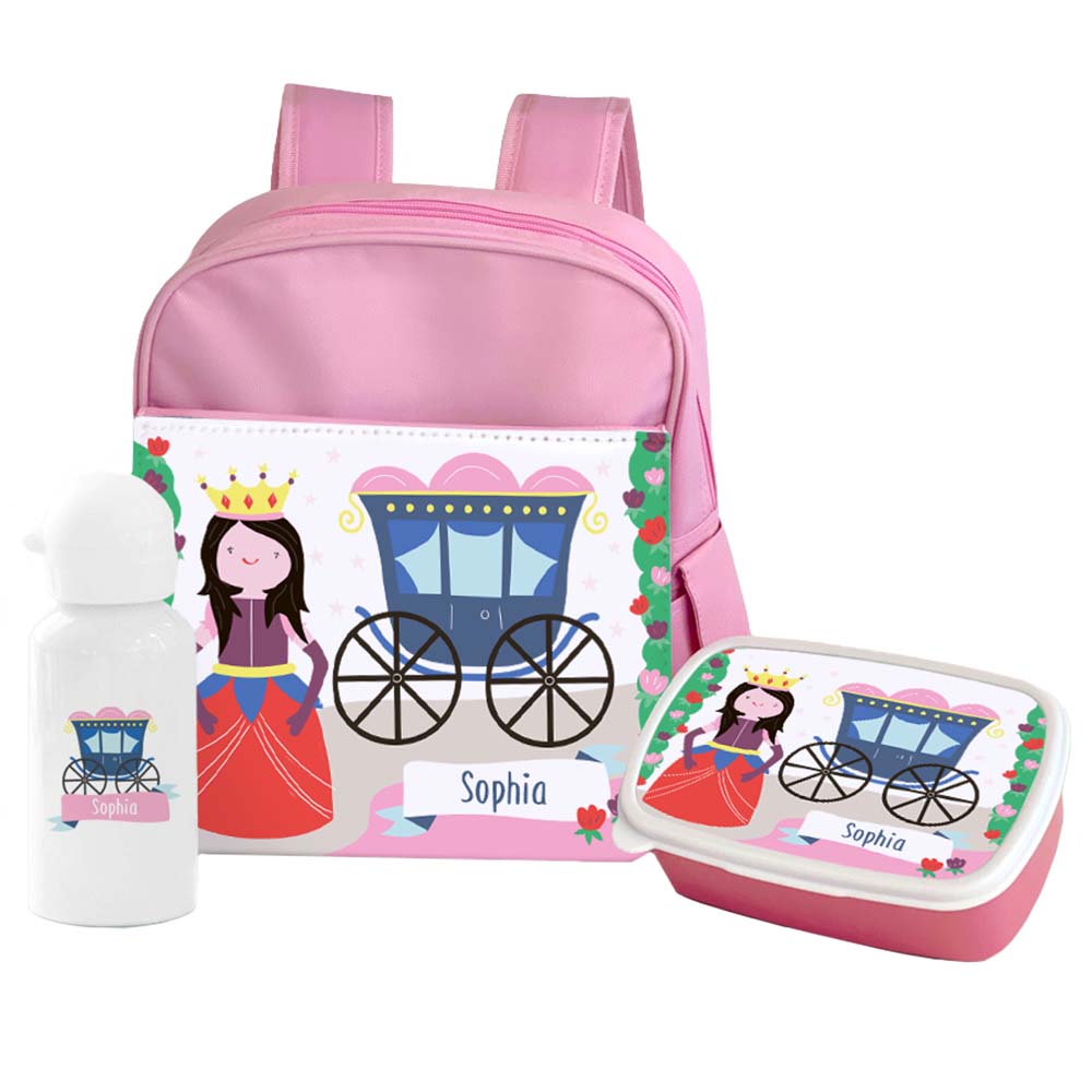 Essmak - Personalized Backpack - Princess - 12-Inch