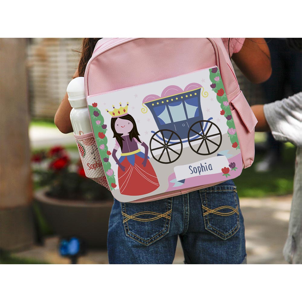 Essmak - Personalized Backpack - Princess - 12-Inch