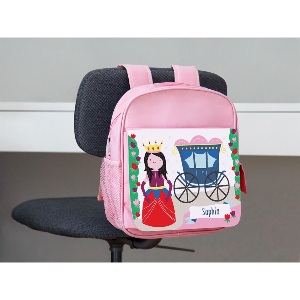 Essmak - Personalized Backpack - Princess - 12-Inch