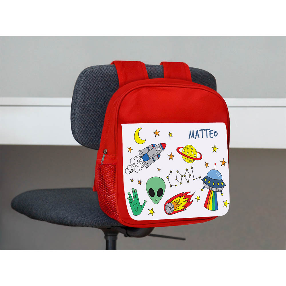 Essmak - Personalized Backpack - Spacemen - 12-Inch/30.5cm
