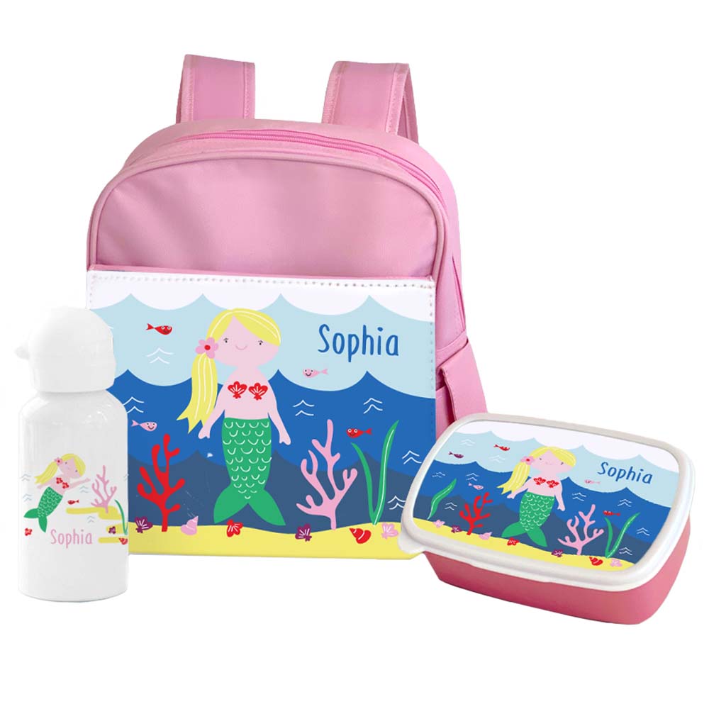 Essmak - Personalized Backpack - Mermaid - 12-Inch/30.5cm