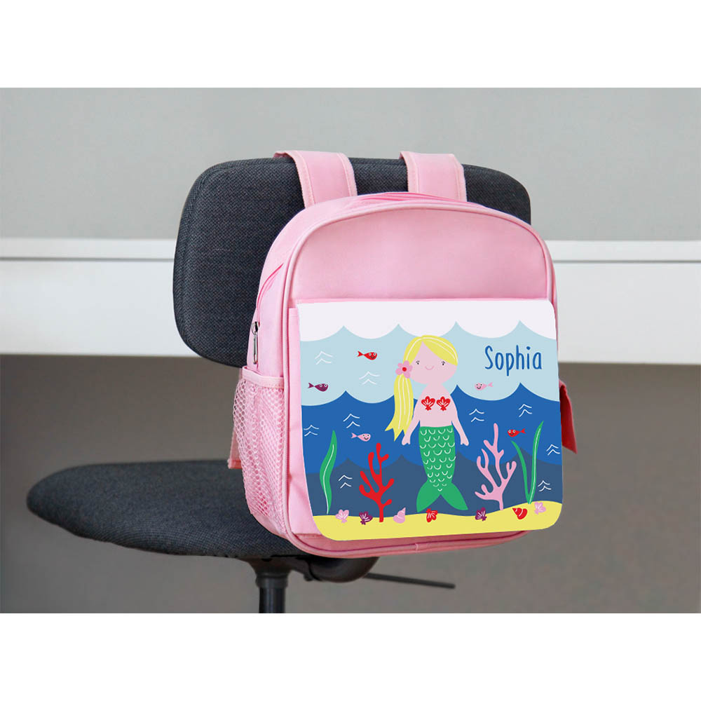 Essmak - Personalized Backpack - Mermaid - 12-Inch/30.5cm