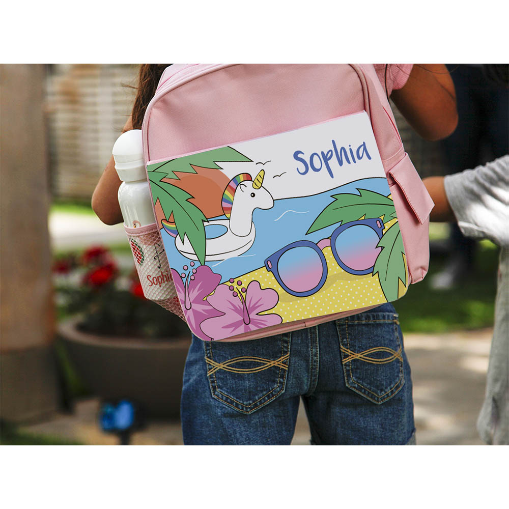 Essmak - Personalized Backpack - Tropical Gateway - 12-Inch