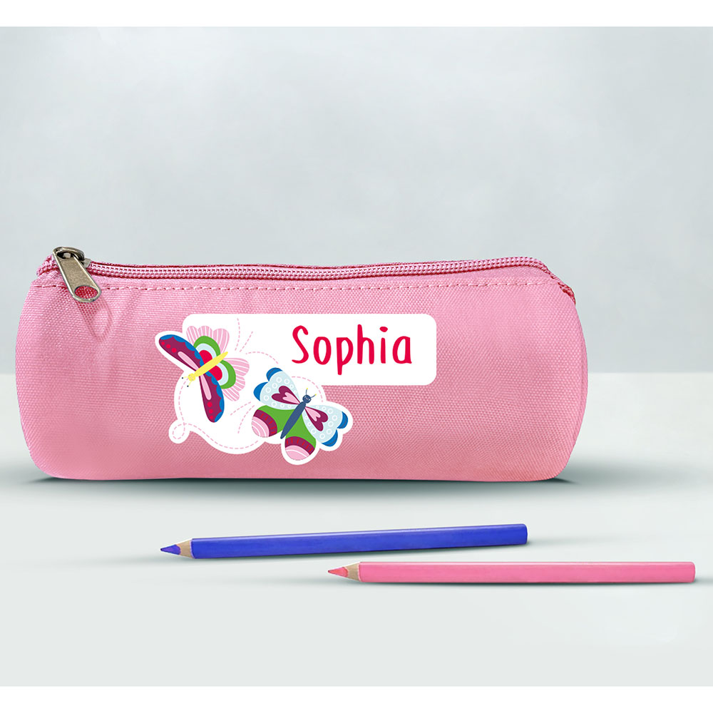 Essmak - Personalized Backpack & Pencil Case - Butterfly - 12-Inch/30.5cm