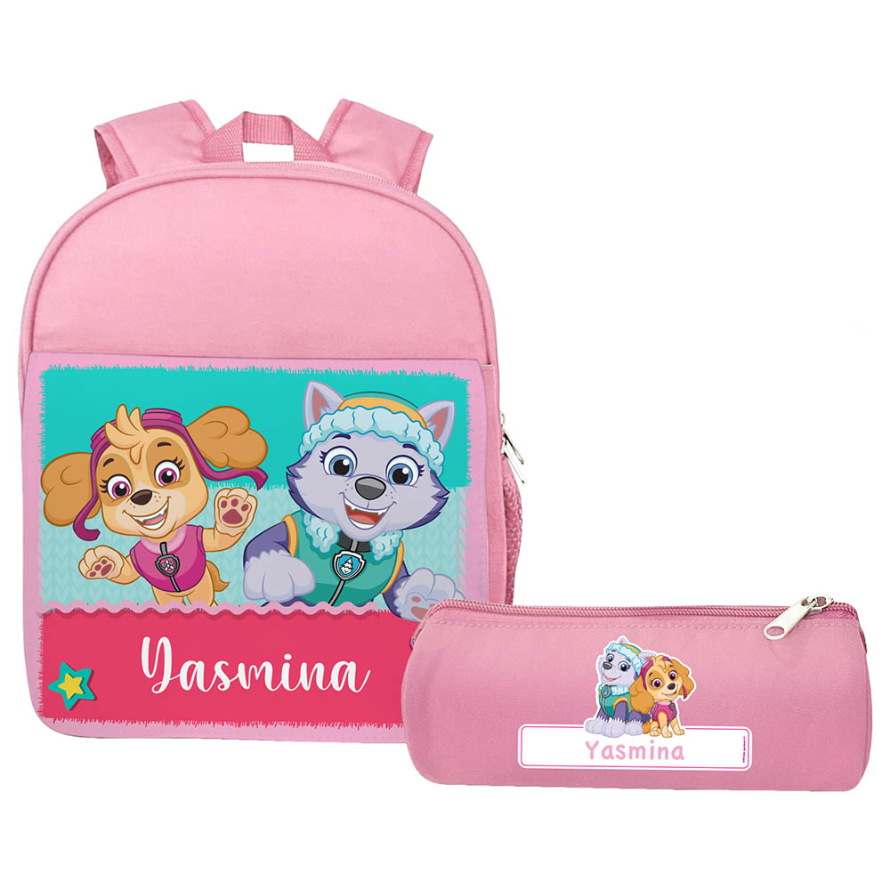 Essmak - Personalized Backpack & Pencil Case - Paw Patrol - 12-Inch