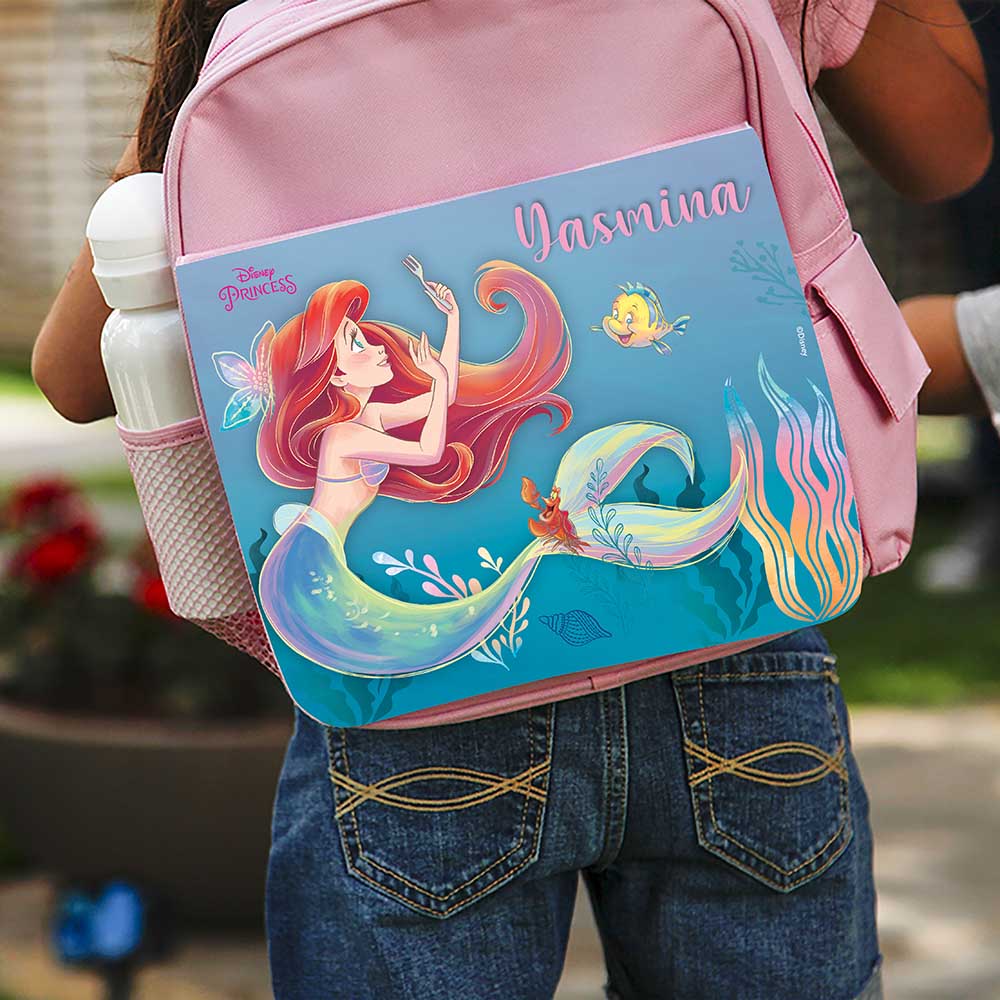 Essmak - Personalized Backpack & Pencil Case - Disney Princess - 12-Inch