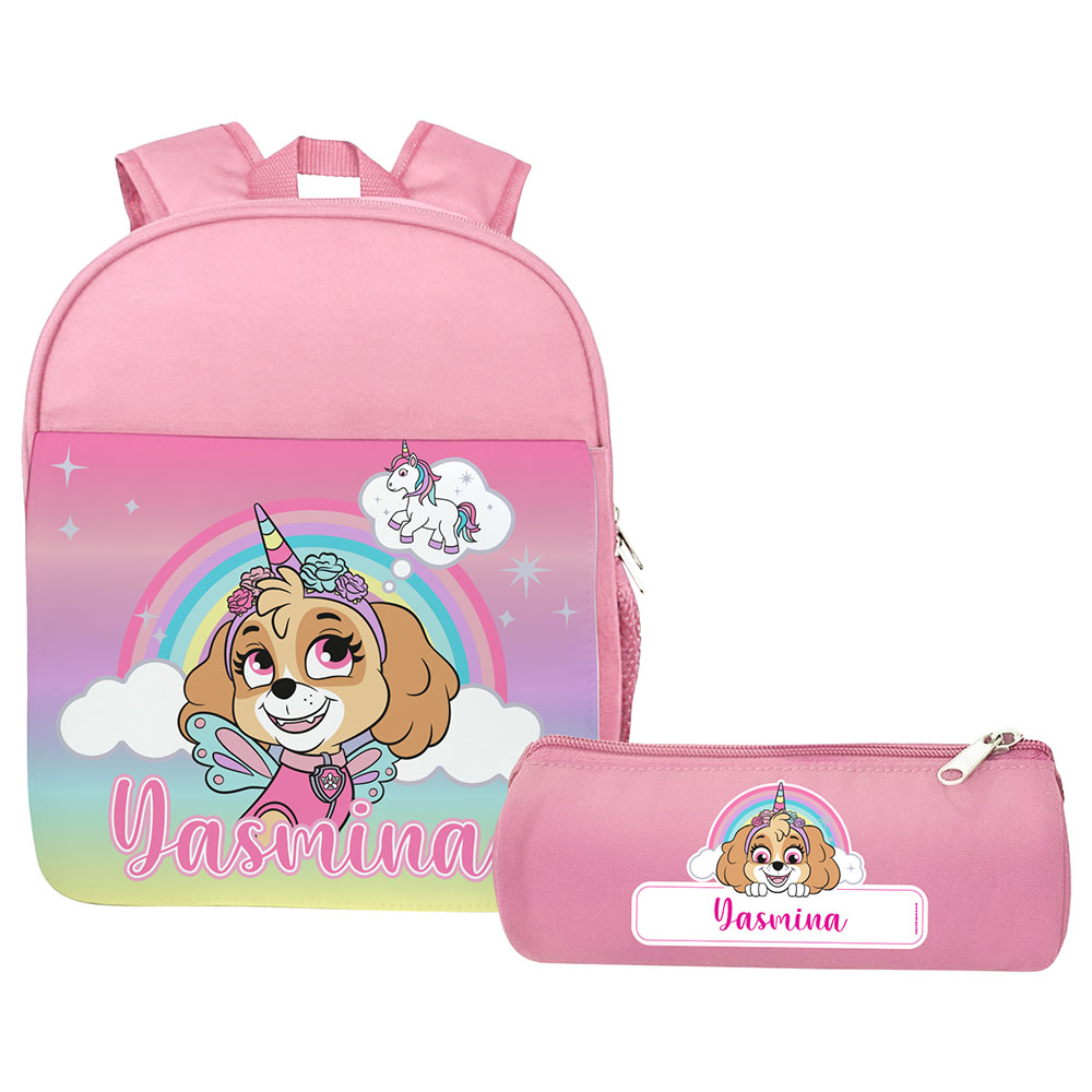 Essmak - Personalized Backpack & Pencil Case - Paw Patrol - 12-Inch